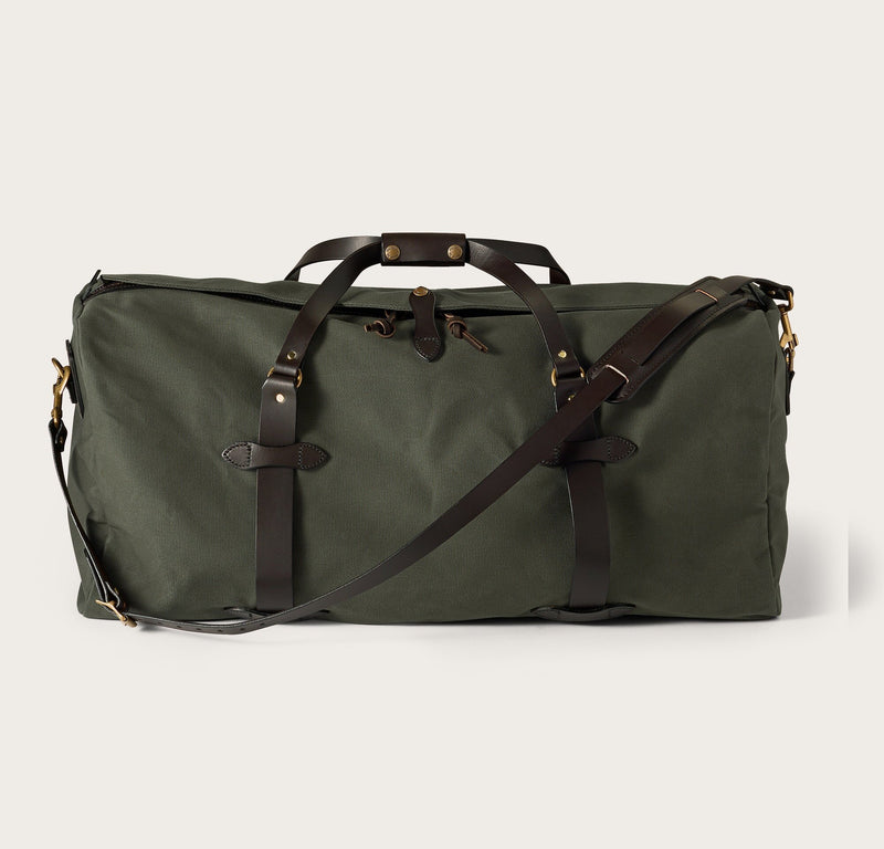 Large rugged twill duffle bag by Filson | Otter green (Green)