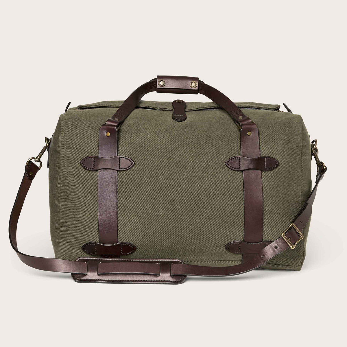 使用級✨FILSON RUGGED TWILL DUFFLE BAGタン　レザー FILSON MEDIUM RUGGED TWILL DUFFLE BAG - TAN – Reserve Supply