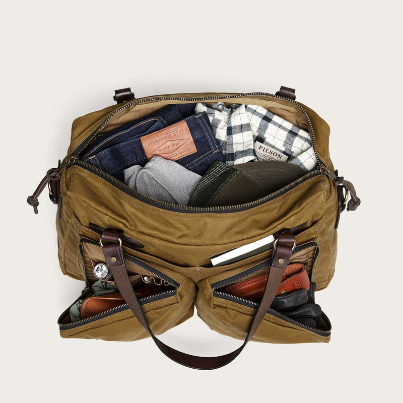 48 hour tin cloth duffle bag by Filson | Dark tan (Beige)