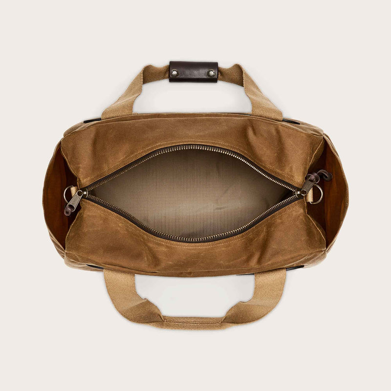 Small tin cloth duffle bag von Filson | Dark tan (Beige)