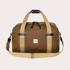 Medium tin cloth duffle bag by Filson | Dark tan (Beige)