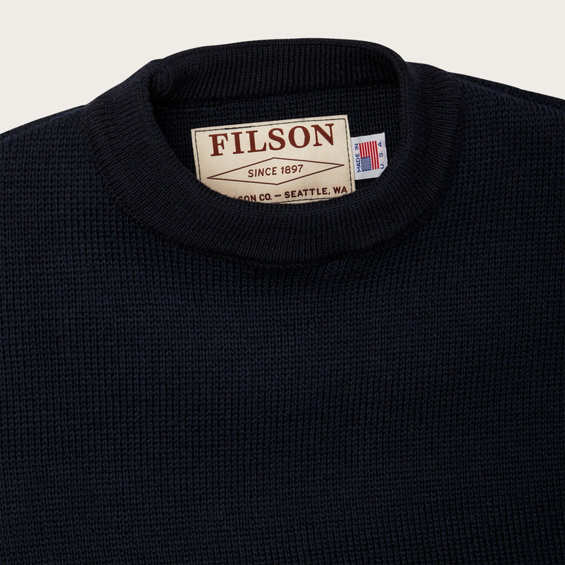 Crewneck guide sweater by Filson | Dark navy (Blue)