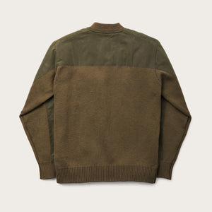 Henley guide sweater by Filson | Peat green (Green)