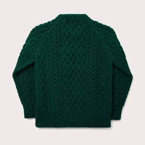 Wool fisherman's sweater by Filson | Hemlock (Green)