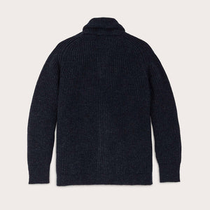 Bristol cardigan sweater by Filson | Dark navy heather (Blue)