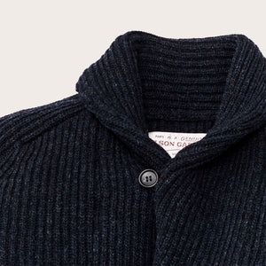 Bristol cardigan sweater by Filson | Dark navy heather (Blue)