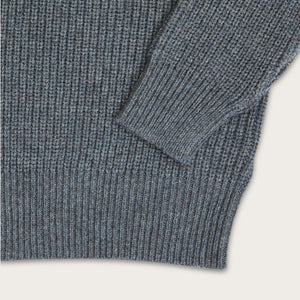 Bristol roll neck sweater di Filson | Heather gray (Gray)