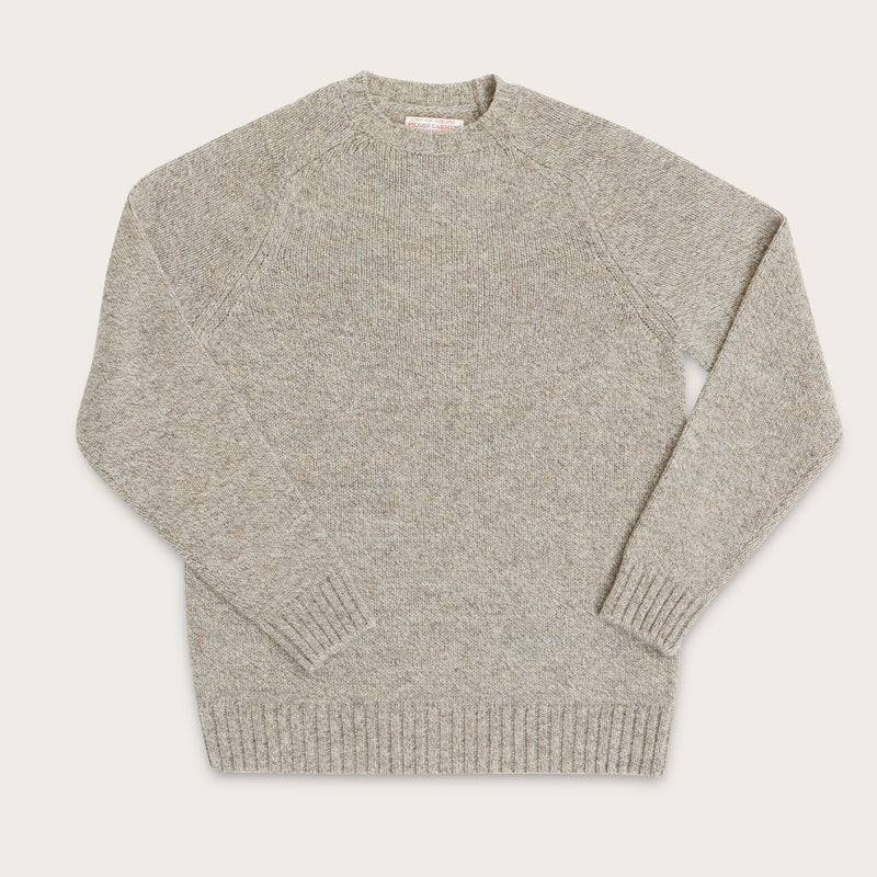 Irish wool 5-gauge sweater von Filson | Natural / brown mela (Beige)