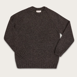 Irish wool 3-gauge sweater by Filson | Brown / hearth melan (Brown)