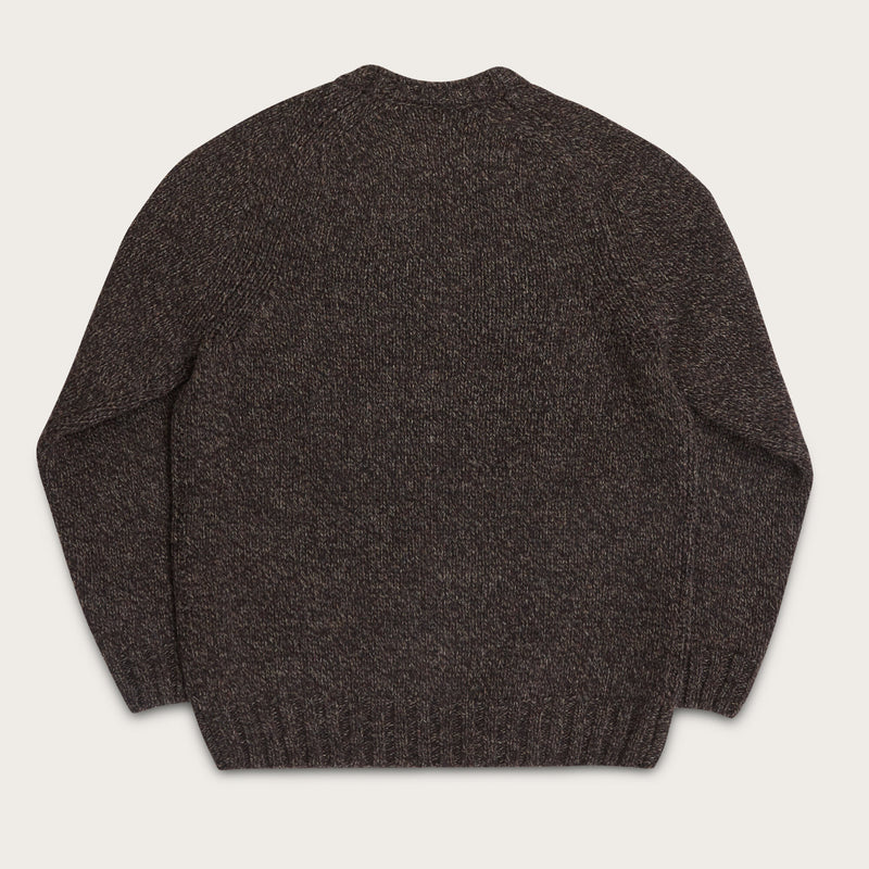 Irish wool 3-gauge sweater by Filson | Brown / hearth melan (Brown)