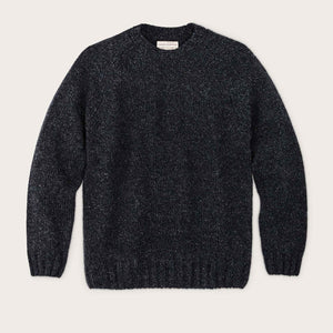 Irish wool 3-gauge sweater by Filson | Slate / navy melange (Blue)