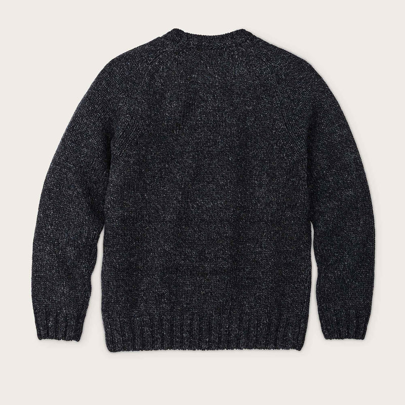 Irish wool 3-gauge sweater by Filson | Slate / navy melange (Blue)