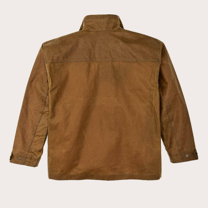 Tin cloth quarter zip pullover by Filson | Dark tan (Beige)