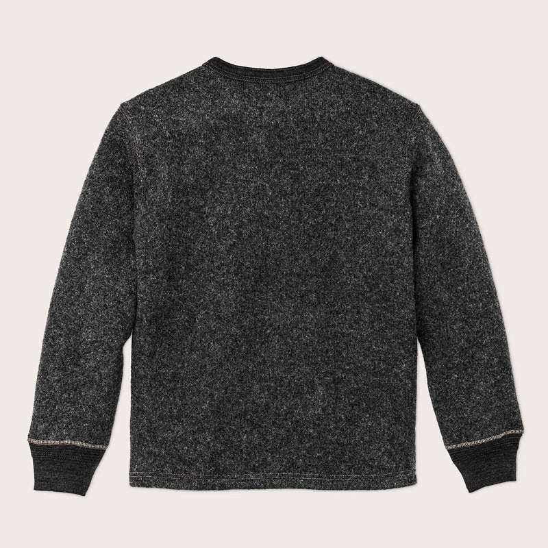 Keyport wool henley by Filson | Charcoal heather (Gray)