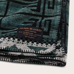 Fire mountain blanket by Filson | Black / green / gran (Green)