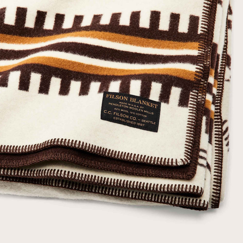 Wool blanket by Filson | Natural elk (Brown)