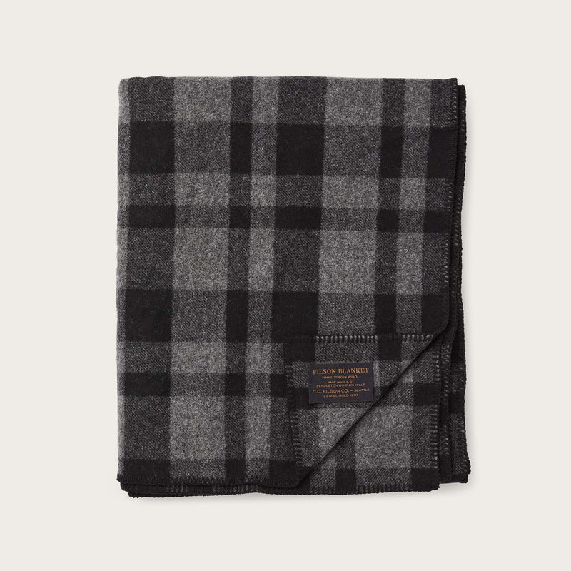 Mackinaw wool blanket von Filson | Charcoal black (Gray)