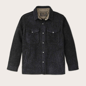 Lined mackinaw wool jac-shirt by Filson | Black marl / heather (Black)