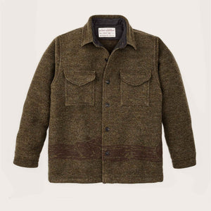 Ccc jacquard wool jac-shirt by Filson | Olive brown multi (Brown)