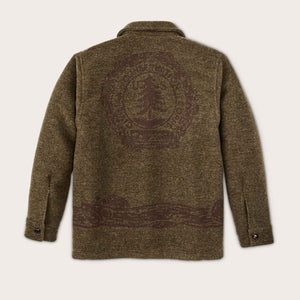 Ccc jacquard wool jac-shirt by Filson | Olive brown multi (Brown)
