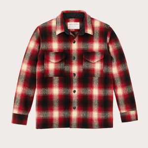 Mackinaw wool jac-shirt by Filson | Red / black ombre pl (Red)