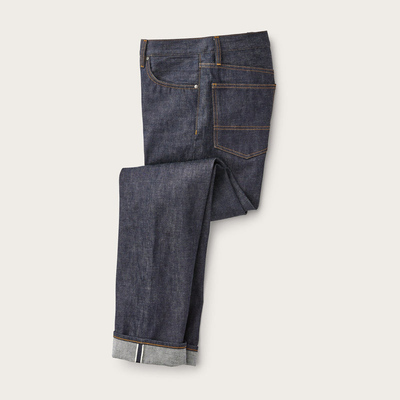 Rail-splitter selvedge jeans by Filson | Raw indigo (Blue)