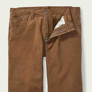 Dry tin cloth 5-pocket pants by Filson | Whiskey (Beige)