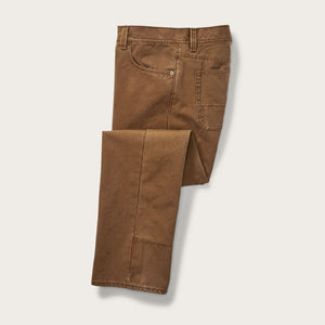 Dry tin cloth 5-pocket pants by Filson | Whiskey (Beige)