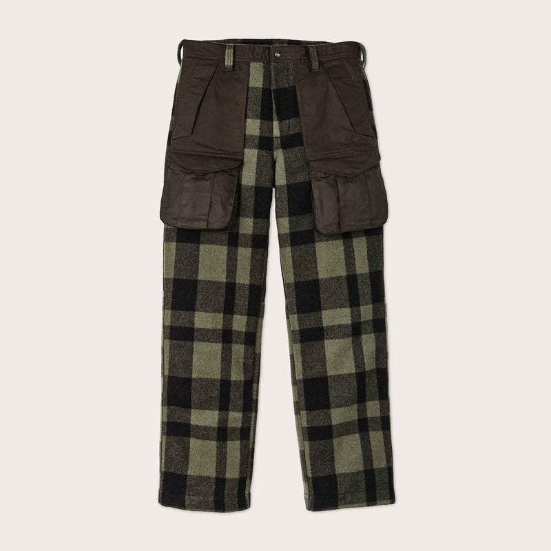 Mackinaw wool hunting pants by Filson | Otter green - black (Green)