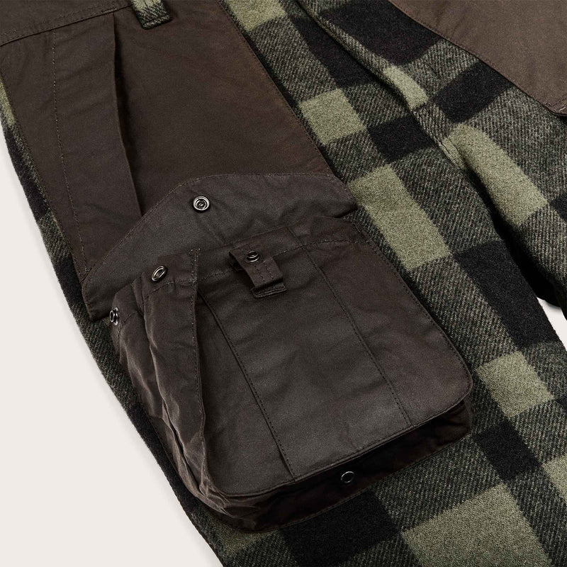 Mackinaw wool hunting pants by Filson | Otter green - black (Green)