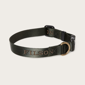 Nylon dog collar by Filson | Dark timber (Green)