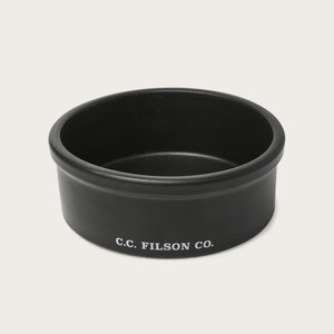 Stoneware dog bowl di Filson | Faded black (Black)