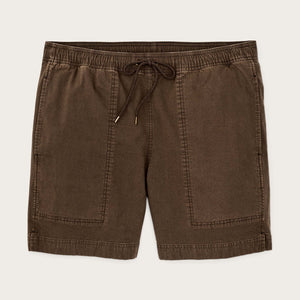 Granite mountain pull on shorts by Filson | Dark earth (Brown)