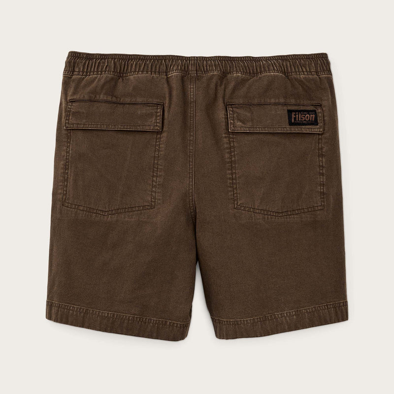 Granite mountain pull on shorts by Filson | Dark earth (Brown)