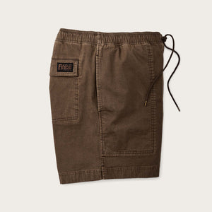 Granite mountain pull on shorts by Filson | Dark earth (Brown)