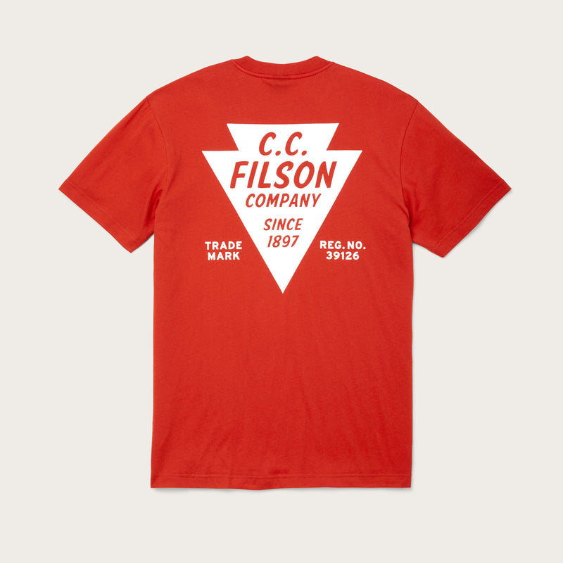 Ranger graphic t-shirt by Filson | Red arrow (Red)