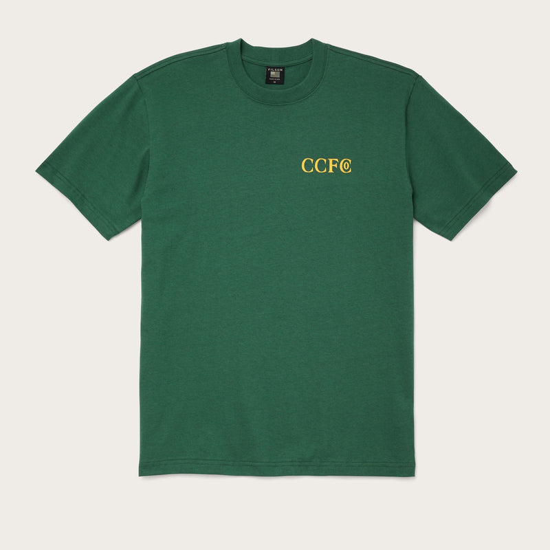 Pioneer graphic t-shirt by Filson | Green axe (Green)