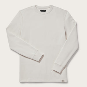 Waffle knit thermal crew di Filson | Sand (White)