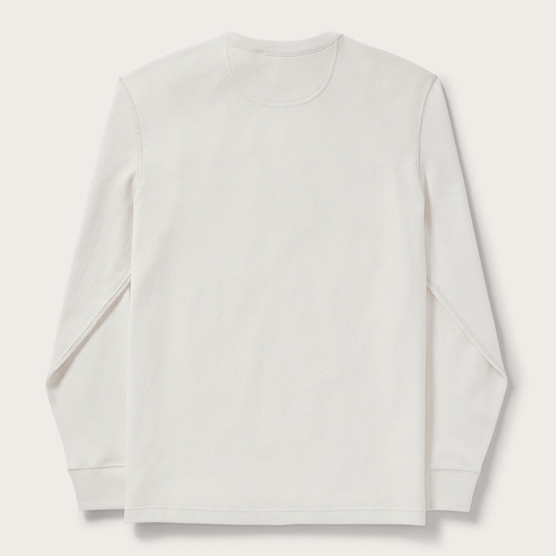 Waffle knit thermal crew by Filson | Sand (Beige)