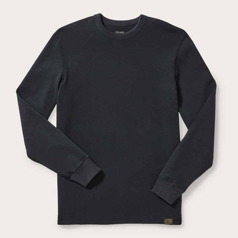 Waffle knit thermal crew by Filson | Navy (Blue)