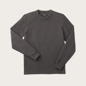 Waffle knit thermal crew von Filson | Charcoal (Grey)