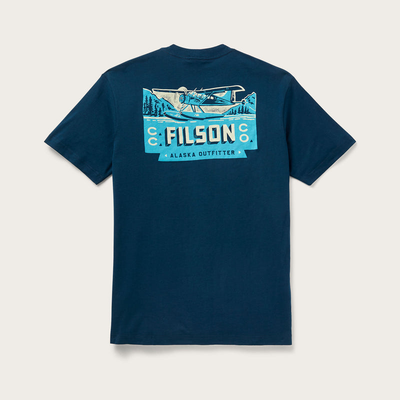 Ranger graphic t-shirt by Filson | Marine blue (sea plane) (Blue)