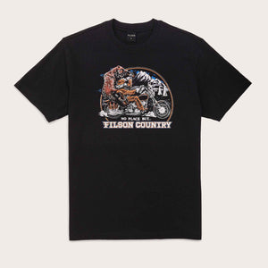 Pioneer graphic t-shirt von Filson | Coal / country (Grey)