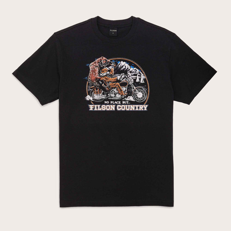 Pioneer graphic t-shirt von Filson | Coal / country (Grey)