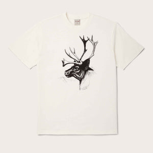 Pioneer graphic t-shirt by Filson | Off white / caribou (White)