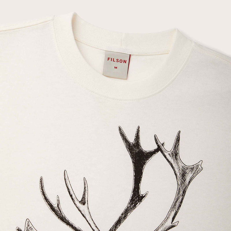 Pioneer graphic t-shirt by Filson | Off white / caribou (White)