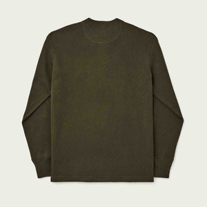 Waffle knit henley von Filson | Mossy rock (Green)