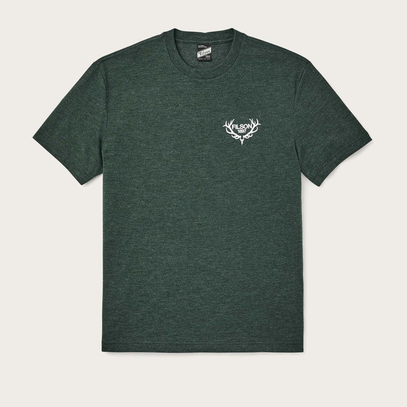 Buckshot t-shirt by Filson | Dark green / rack (Green)