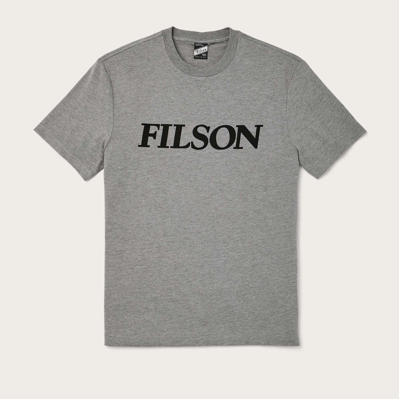 Buckshot t-shirt by Filson | Heather gray slant (Grey)