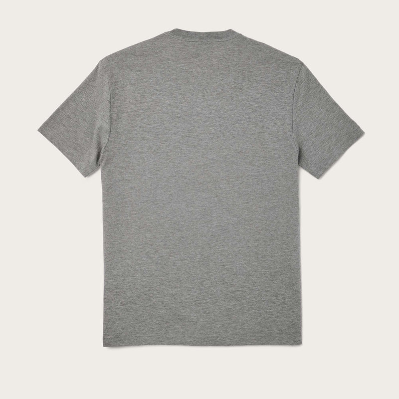 Buckshot t-shirt by Filson | Heather gray slant (Grey)